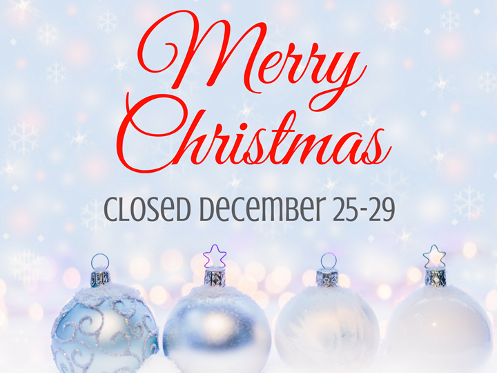 Holiday Closings